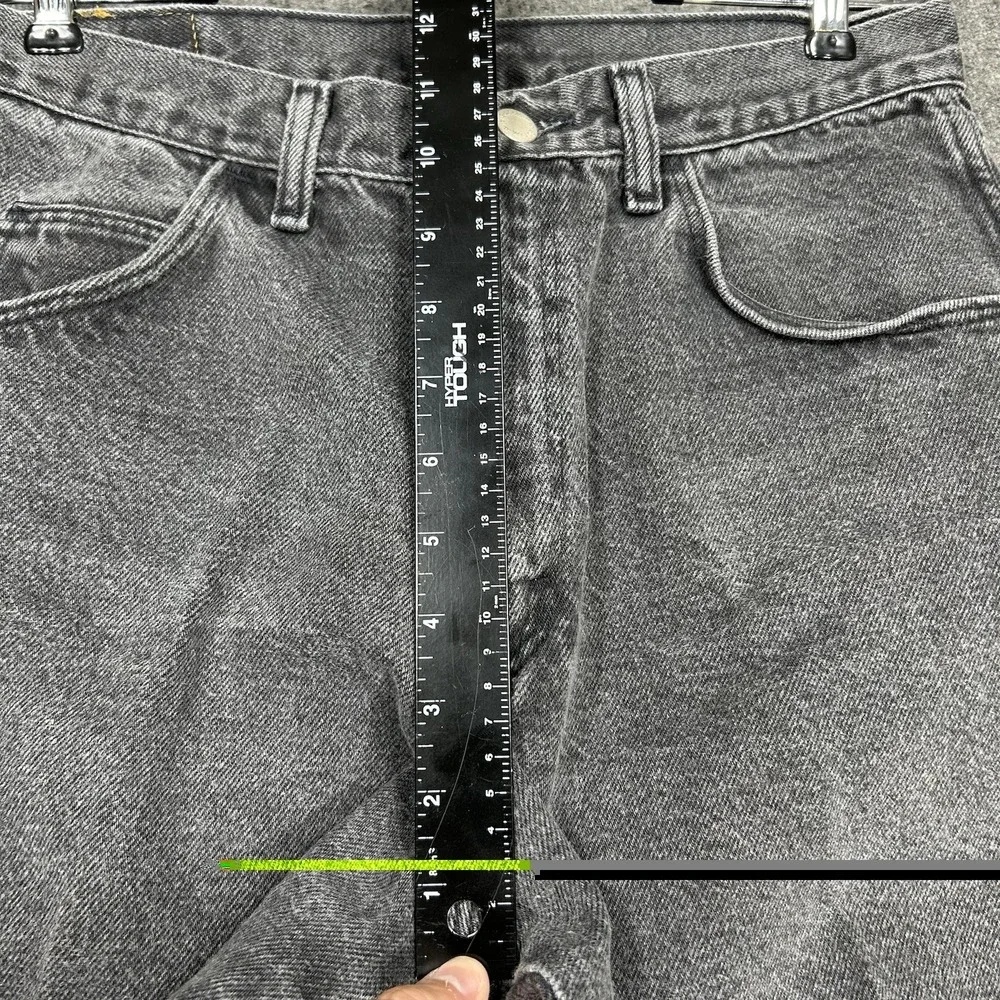 Vintage Wrangler Shorts Mens 32 (fits 30) Black Jean 60601 Made in USA 6